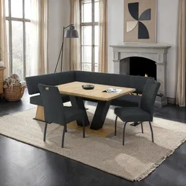 Hela Hamm 140-180 x 76 x 90 cm braun/schwarz