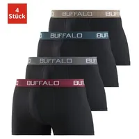 Buffalo Boxer Boxershorts für Herren (Packung, 4-St) aus Baumwoll-Mix