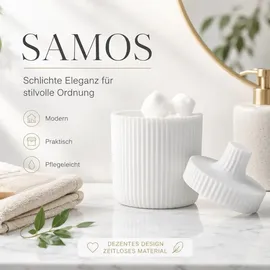 Testrut Aufbewahrungsdose Samos 1-tlg. weiß