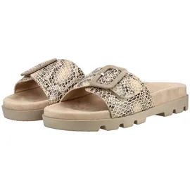 ROHDE "Rohde Pantoletten Veloursleder", Damen, beige, Größe 40 EU