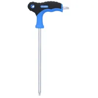 BRILLIANT TOOLS T-Griff-Torx® mit Stirnlochbohrung-Winkelstiftschlüssel T27 x 150 mm