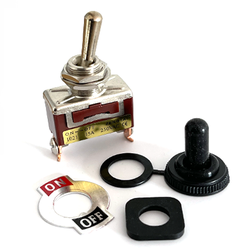 Bait Boat Toggle Switch with Waterproof Rubber Cover and Washer