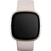 Fitbit Sense mondweiß/edelstahl softgold