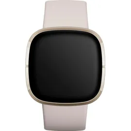 Fitbit Sense mondweiß/edelstahl softgold