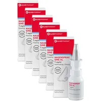 6er Set Nasenspray sine AL 1 mg/ml Nasenspray konservierungsmittelfrei 15 ml