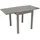 FRG Balkontisch 65-130 x 65 x 74 cm grau