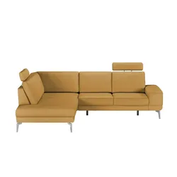 Kollektion Kraft Ecksofa  Dana ¦ gelb ¦ Maße (cm): B: 269 H: 86 T: 222