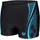 Arena Badeshorts SWIM SHORT GRAPHIC Black-Turquoise 7