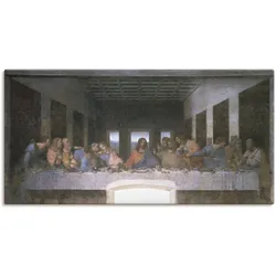Artland Wandbild »Das letzte Abendmahl«, Religion, (1 St.), als Leinwandbild, Wandaufkleber in verschied. Größen Artland Farbe Bild(er): braun
