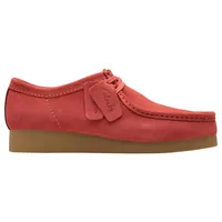 CLARKS Homme WallabeeEVO Derby, Red Suede, 45 EU
