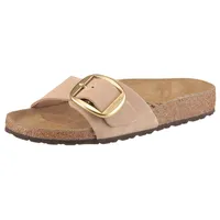 Birkenstock MADRID Pantolette Sommerschuh, Hausschuh, Strandschuh in schmaler Schuhweite E beige|goldfarben 38 EU