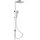 Schütte Silver Rain Duschset mit Regendusche Silber 150 cm