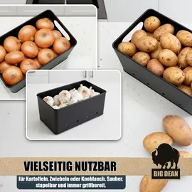 homhut Kartoffel Aufbewahrungsbox 3er Set