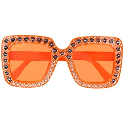 Partybrille Bling Bling orange