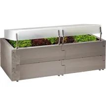 Juwel Timber 2in1 inkl. Thermohauben 130 x 60 x 51 cm grau