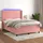 vidaXL Boxspringbett 140 x 200 cm Rosa