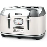 Muse Toaster 4 Schlitze Beige