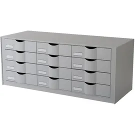 Paperflow Paperflow, Dokumentenablage, Sortierstation 9H444L2.02, 85,7x32,9x34,2cm 12Fächer grau
