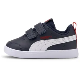 Puma Courtflex V2 V Inf Kinder Peacoat/High Risk Red 27