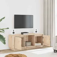 Furnicato TV-Schrank 110,5x35x44 cm Massivholz Kiefer