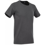 Stedman Clive Crew Neck Rundhals-T-Shirt, Herren-T-Shirt, slate grey, XL