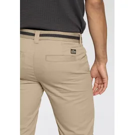 Bruno Banani Chinoshorts inklusive Gürtel Gr. 40 N-Gr, beige, , 36201910-40 N-Gr