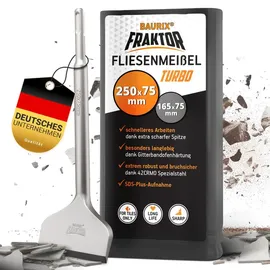 BAURIX Flachmeißel SDS Plus 250 x 75 mm