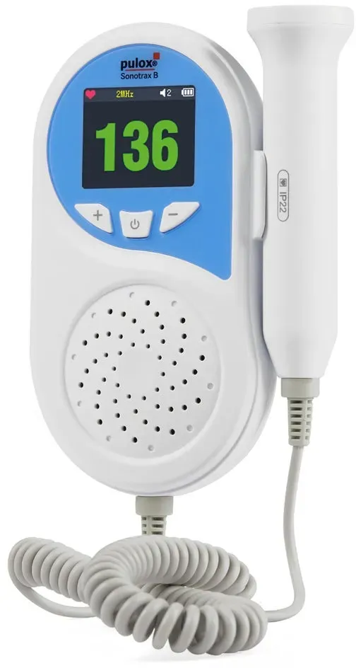 pulox - Sonotrax B - Ultraschall Fetal-Doppler mit Lautsprecher & LCD-Display 1 St