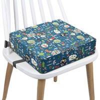 Sitzerhöhung für Esstisch - Dicker ansteigender Tisch Booster Seat - Verstellbare Hochstuhl-Sitzerhöhung mit Gurten für Baby-Kleinkind-Kind-Kleinkind Facynde