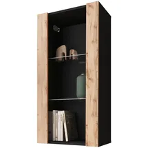komodee Hängende Vitrine Tivoli Vertical 50 x 29 x 100 cm Schwarz