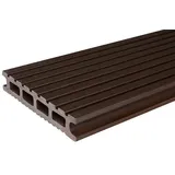 Kovalex WPC-Terrassendiele Exklusiv nach Maß  (Schokobraun, 510 x 14,5 x 2,6 cm, Mattiert)