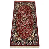 WAWA TEPPICH Indo Nepal Teppich Orientteppich 70 x 140 cm Rot