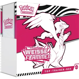 Pokémon Top Trainer Box Karmesin & Purpur Weiße Flammen