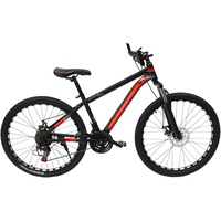 Fetcoi Fahrrad 26 Zoll Jungen Fahrrad 26 Zoll Mädchen Mountainbike Aluminiumlegierung MTB Fahrräder 21 Gang-Schaltung Damen & Herren Rot Bicycle, Vornefederung, Scheibenbremse | EU Stock