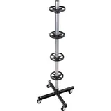 LUXTOM | Reifenbaum mit Rollen, Felgenbaum, für Autoreifen, 13-19", bis 100 kg, für 4 PKW-Felgen oder Reifen, Reifenständer