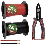 Quadrios 23CW028 Litzensortiment 0.5 mm2 Schwarz, Rot 1 Set