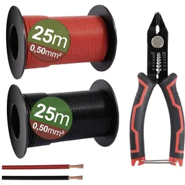 Quadrios 23CW028 Litzensortiment 0.5 mm2 Schwarz, Rot 1 Set