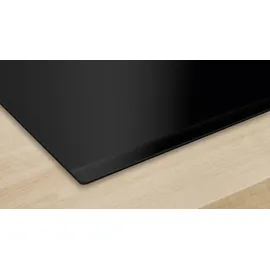 Bosch Herdset Bosch Backofen EcoClean mit Induktionskochfeld PowerBoost - autark, 60 cm - Schwarz
