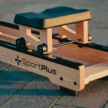 Sportplus Wasserrudergerät aus Eichenholz App-Kompatibilität. FSC®-zertifiziert. EINHEITSFARBE NO SIZE