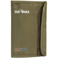 Tatonka Passport Safe RFID B Olive, 10,5 x 14,5 x 1 cm