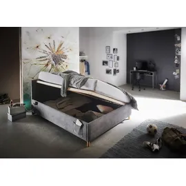 Meise Möbel Polsterbett Cool 90 x 200 cm anthrazit