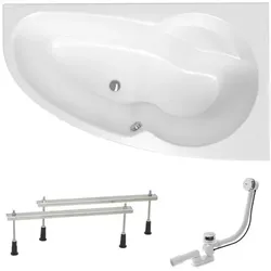Laguna Luiza Asymmetrische Badewanne SIKOLU1600PAN