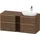 Duravit D-Neo Konsolenwaschtischunterbau wandhängend Nussbaum dunkel Matt 1400x550x664 mm - DE4970R3 DE4970R34210000
