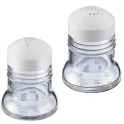 WESTMARK Paris Standard Universalstreuer, 2-teilig, Zeitlose Gewürzstreuer leicht zu befüllen und zu reinigen, 1 Set = 2 Streuer