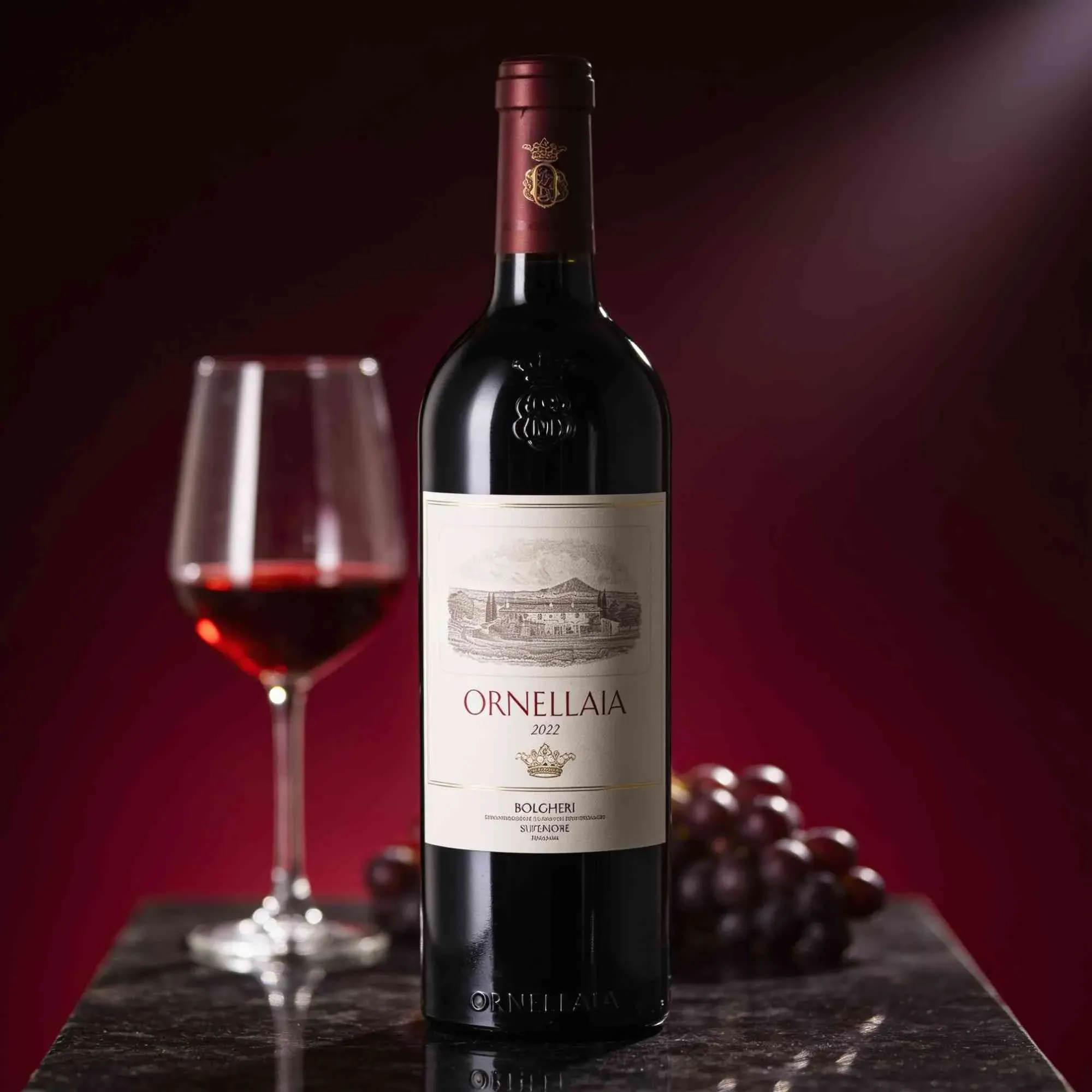 Marchesi de Frescobaldi 2022 Tenuta dell' Ornellaia Ornellaia Bolgheri Superiore 2022 Cabernet Franc,Cabernet Sauvignon,Merlot,Peitit Verdot Italien