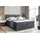 altdecor Boxspringbett MOETI KING - 160x200 - H3/H4 - Dunkelgrau