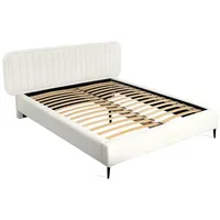 Fun Möbel Polsterbett Doppelbett MIAMI 160x200cm in Stoff NOW