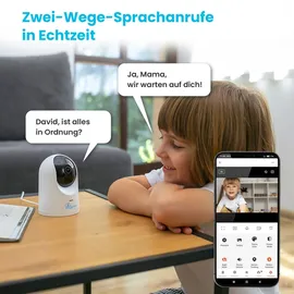 Extralink Smart Life HomeEye Überwachungskamera 4MP Weiß