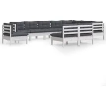 vidaXL Modell 27 Loungeset weiß