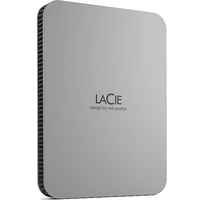 LaCie Mobile Drive V2 Moon Silver 1 TB USB-C 3.0 STLP1000400